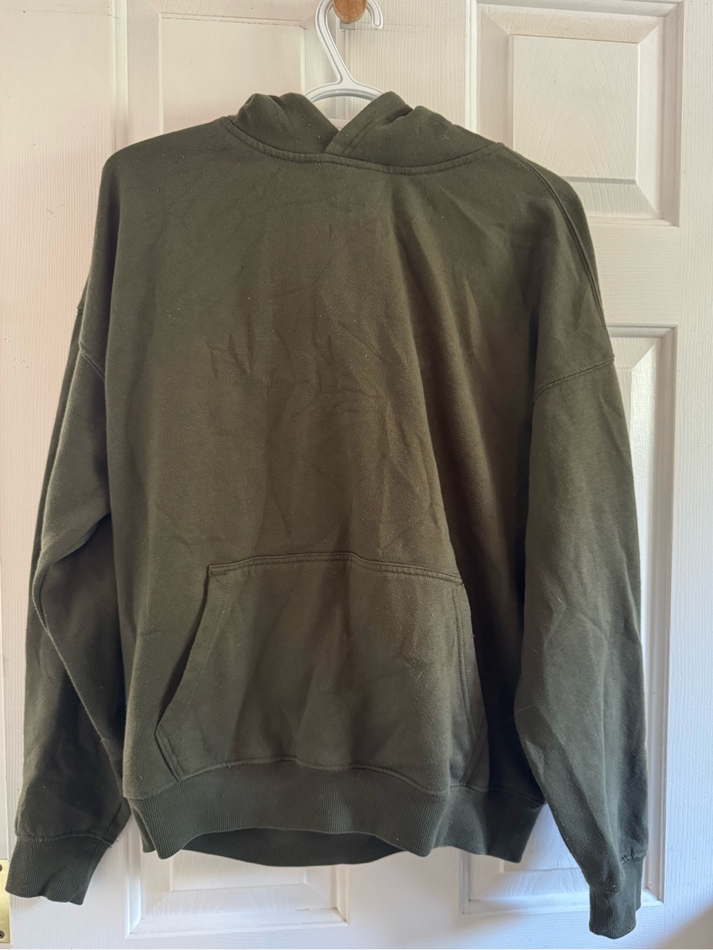 Army green hoodie